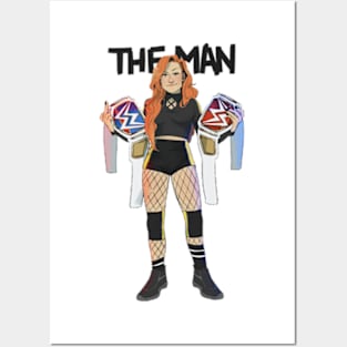 The Man - Becky Lynch Posters and Art